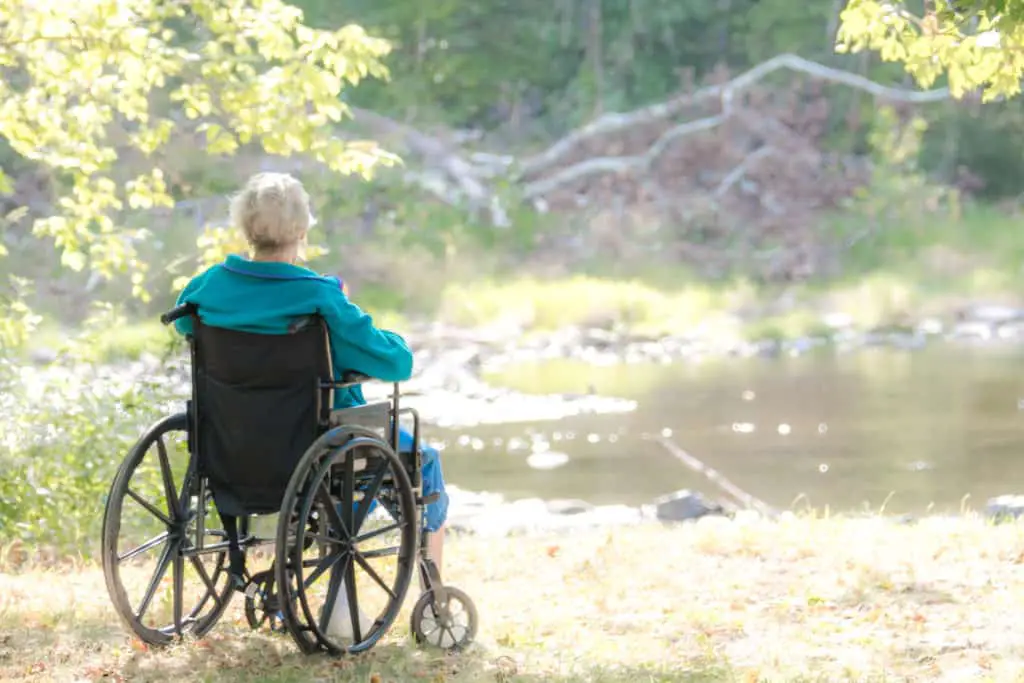 Senior woman in nature