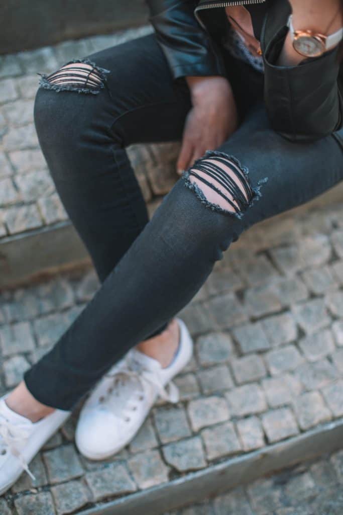 ripped jeans
